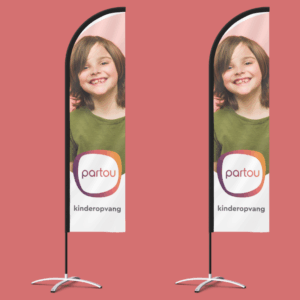 Beachvlag 800 x 2200 - Kind