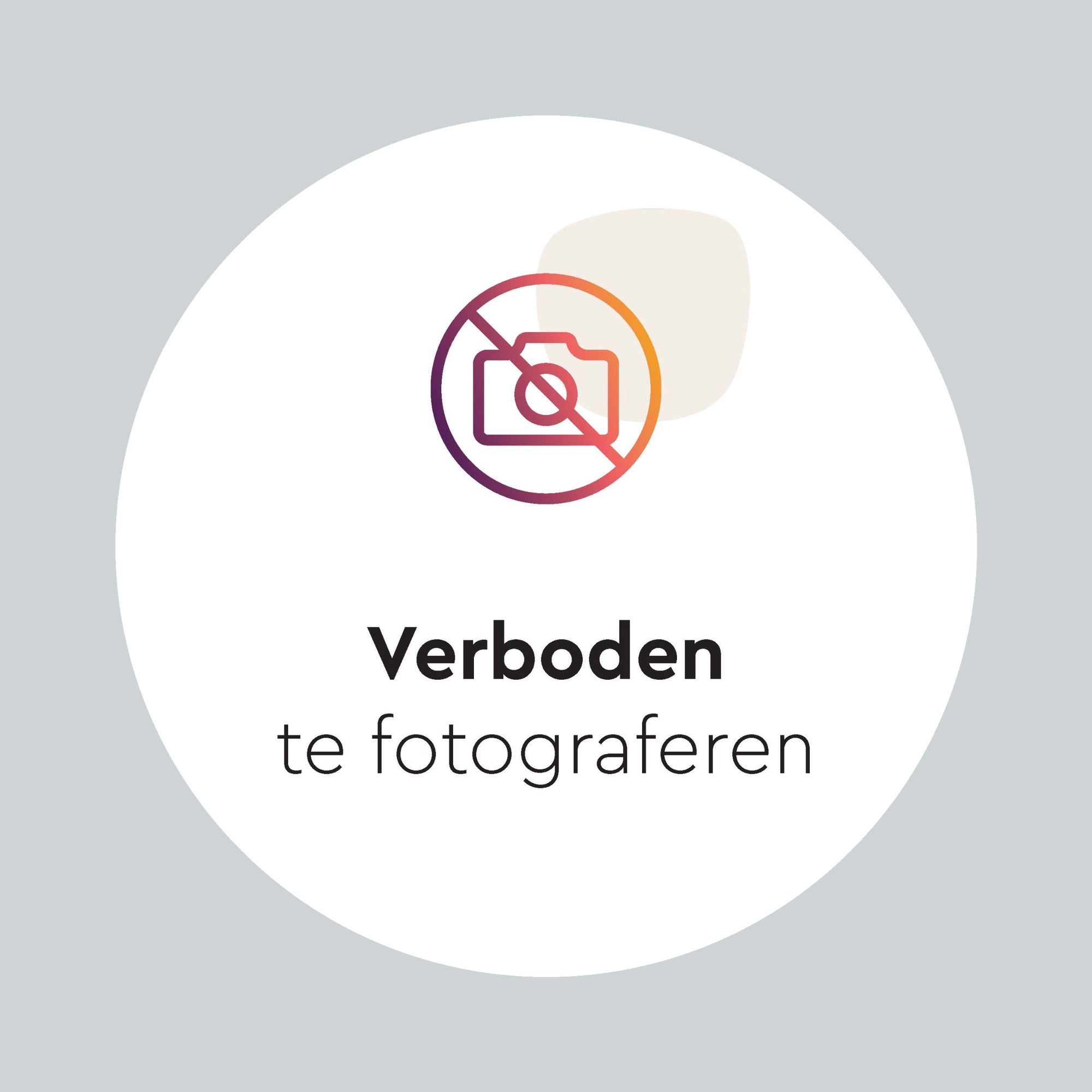 Verboden te fotograferen