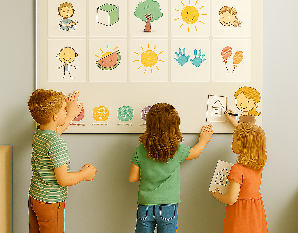 Partou kinderopvang materialen op locatie