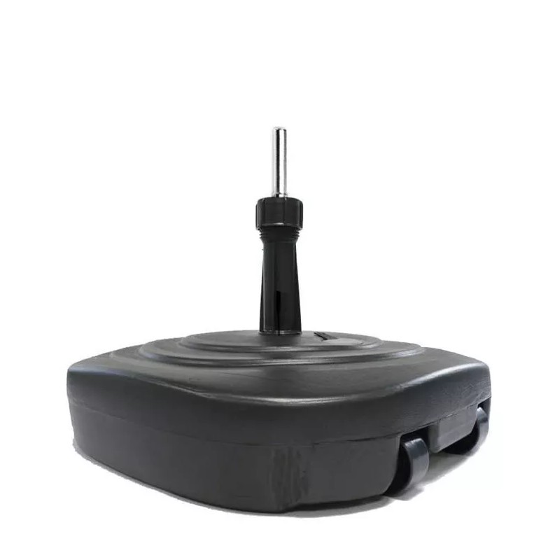 Parasolvoet met wielen en rotator